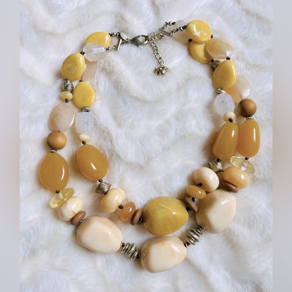 Vintage Chico’s stone necklace